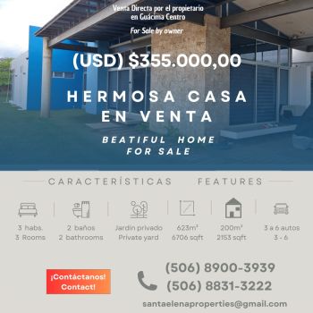 Hermosa Casa en Venta en la Guácima Centro