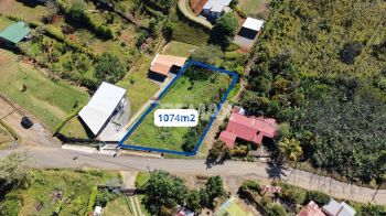 Lote en Venta en Miravalles, Pérez Zeledón – 1,074 m² Con Vista y Fácil Acceso