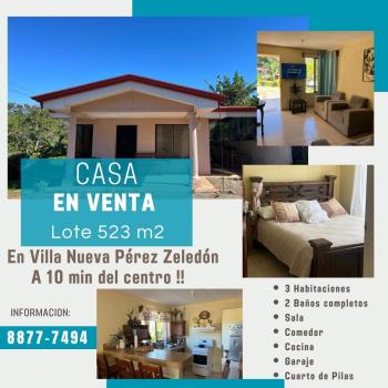 Hermosa Casa en Venta en Villa Nueva de Pérez Zeledón