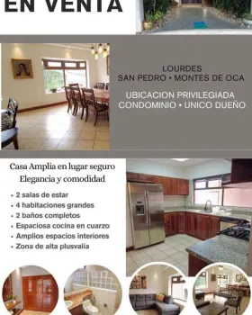 Casa una Planta en venta en San Pedro, Montes de Oca, San José, Costa Rica — foto 2